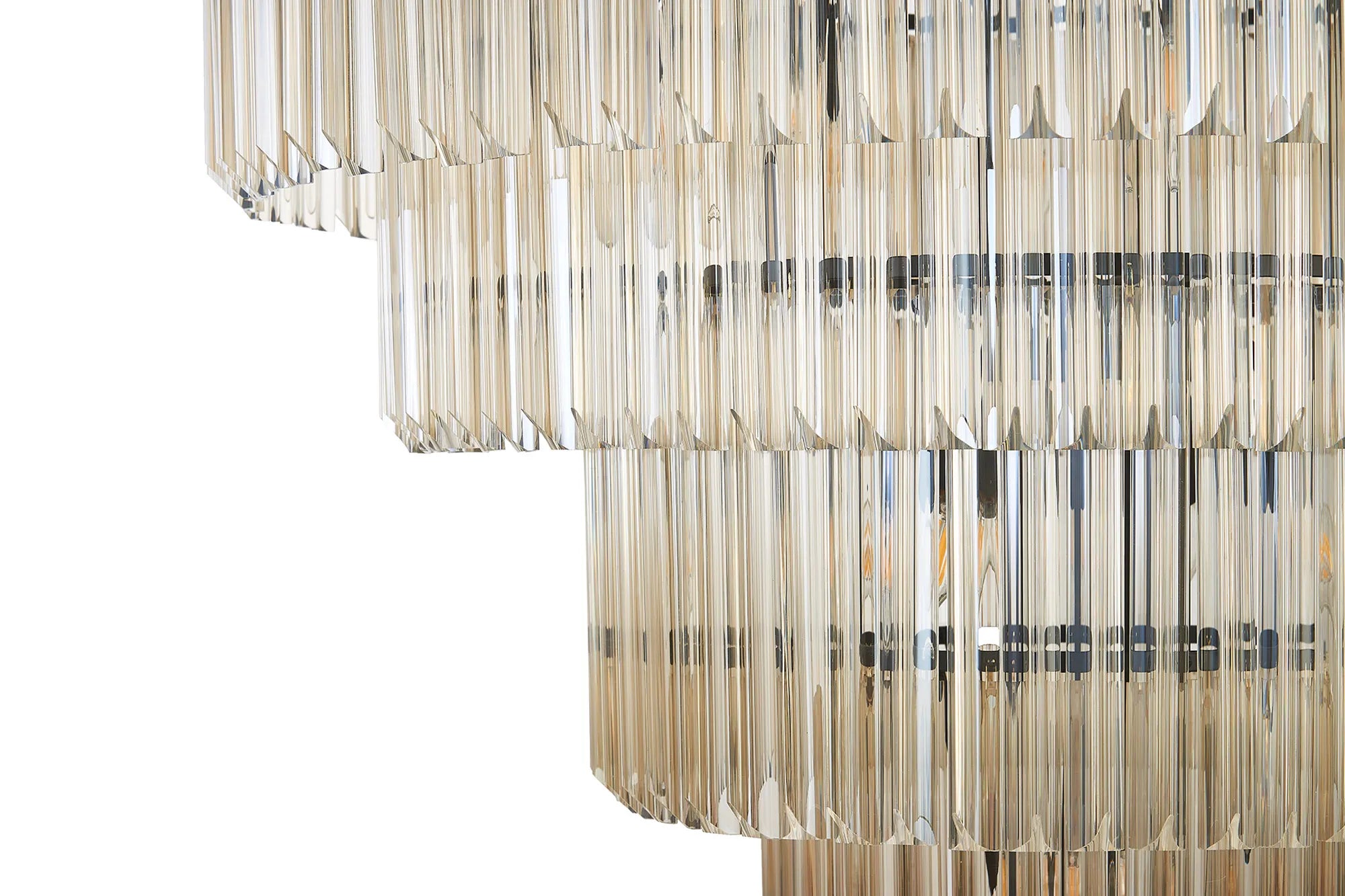 Georgia 90cm Diamond Pendant Round 9 Tier 42 Light- Various Finishes