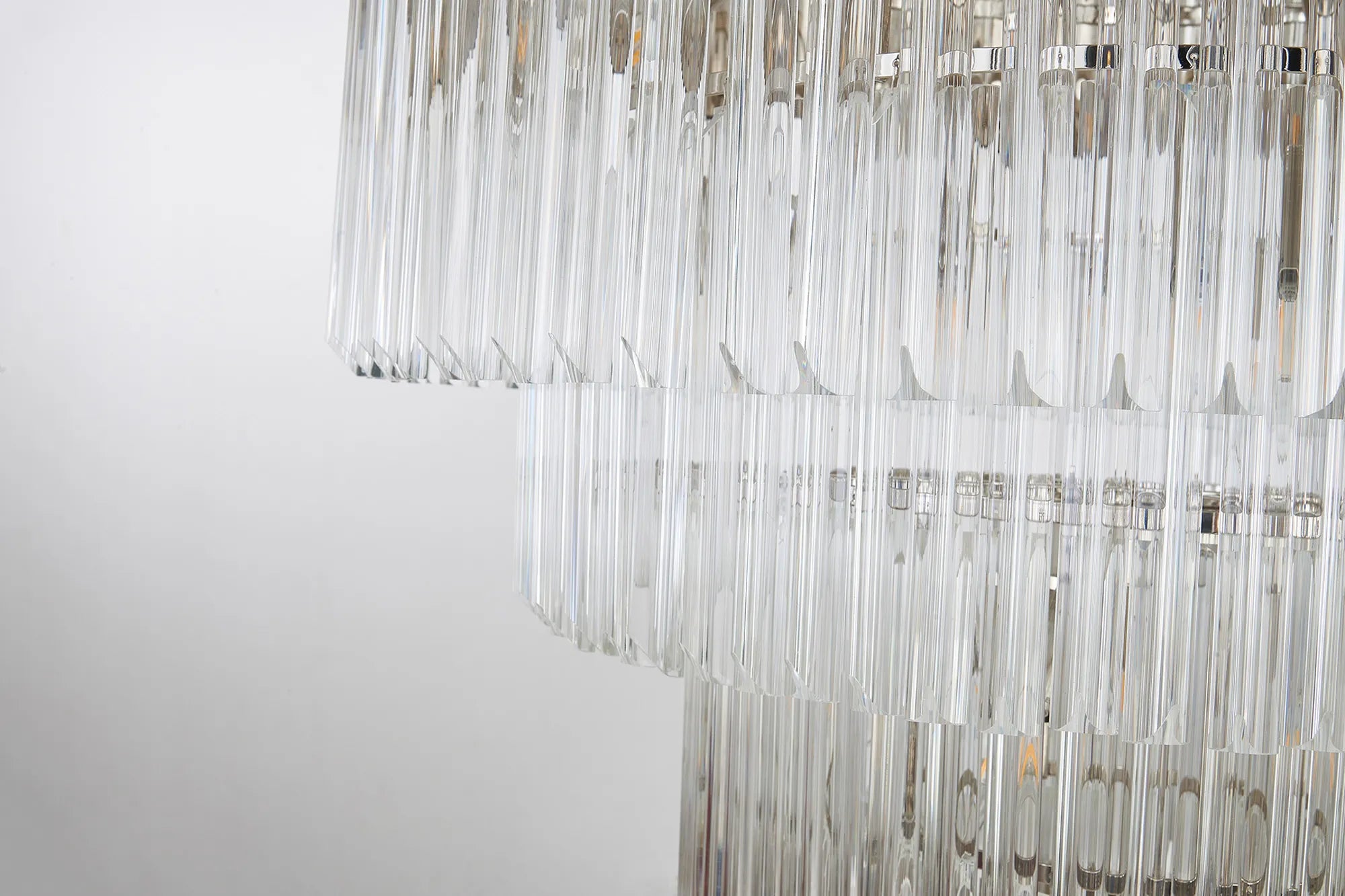 Georgia 90cm Diamond Pendant Round 9 Tier 42 Light- Various Finishes