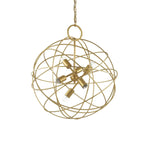Konse Centre Ceiling Light 6/7Lt - Gold Finish - Cusack Lighting