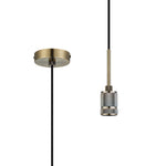 Various Colour E27 Holder with 1.6m Black Flex