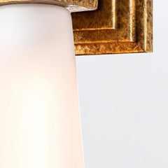 Kristy 1lt Wall Light - Distressed Gold