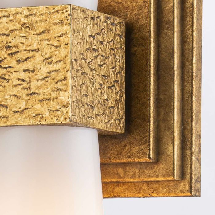 Kristy 2 lt Wall Light IP44 - Distressed Gold