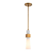 Kristy 1 lt Mini Pendant - Distressed Gold