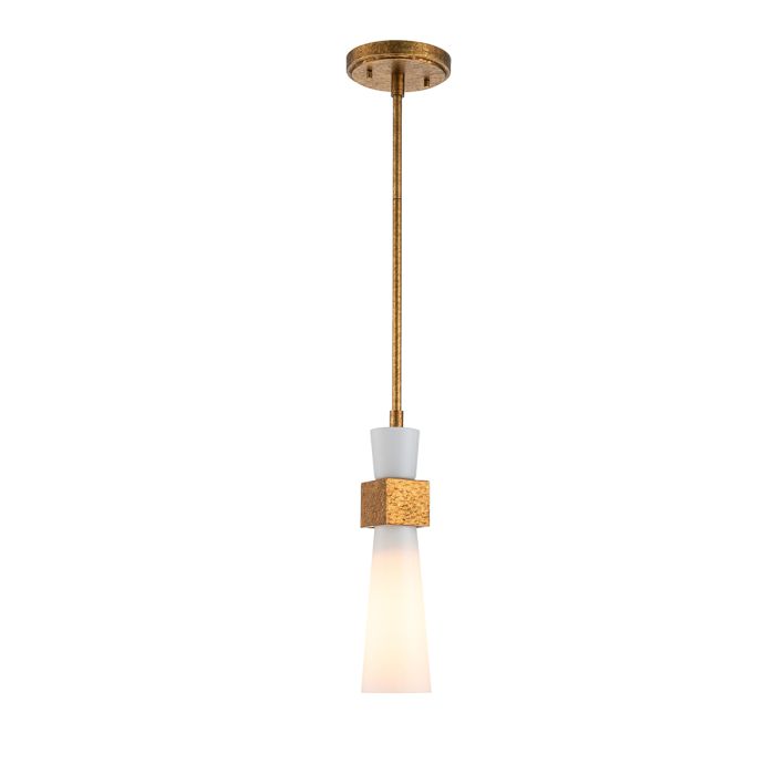 Kristy 1 lt Mini Pendant - Distressed Gold