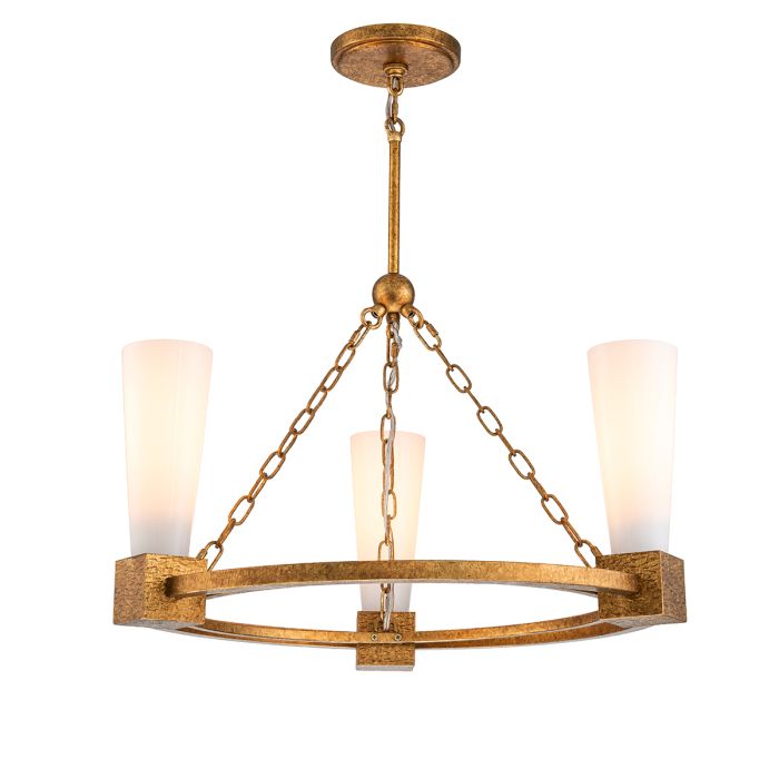 Kristy 3/4/5 lt Chandelier - Distressed Gold