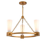 Kristy 3/4/5 lt Chandelier - Distressed Gold