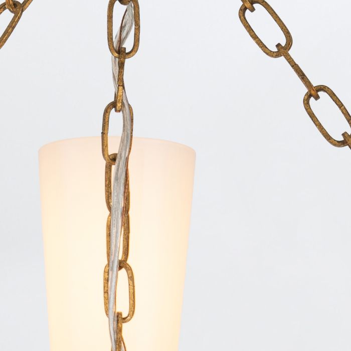 Kristy 3/4/5 lt Chandelier - Distressed Gold
