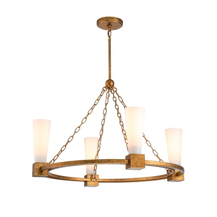 Kristy 3/4/5 lt Chandelier - Distressed Gold