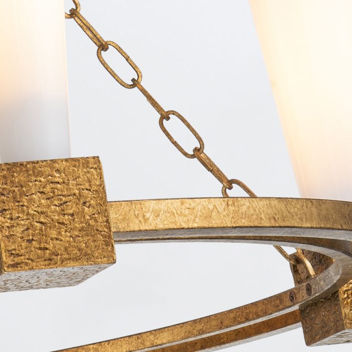 Kristy 3/4/5 lt Chandelier - Distressed Gold