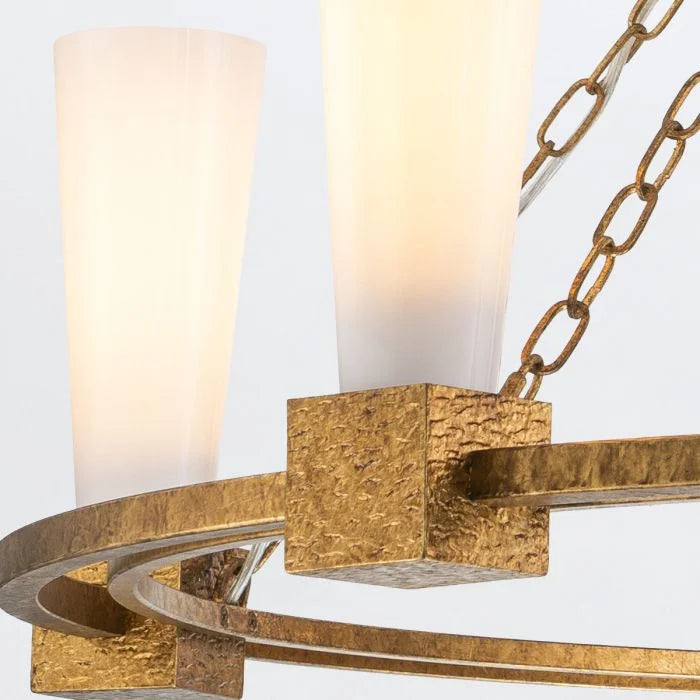 Kristy 3/4/5 lt Chandelier - Distressed Gold