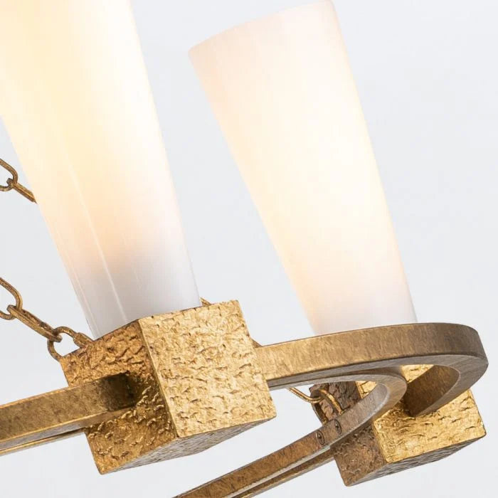 Kristy 3/4/5 lt Chandelier - Distressed Gold