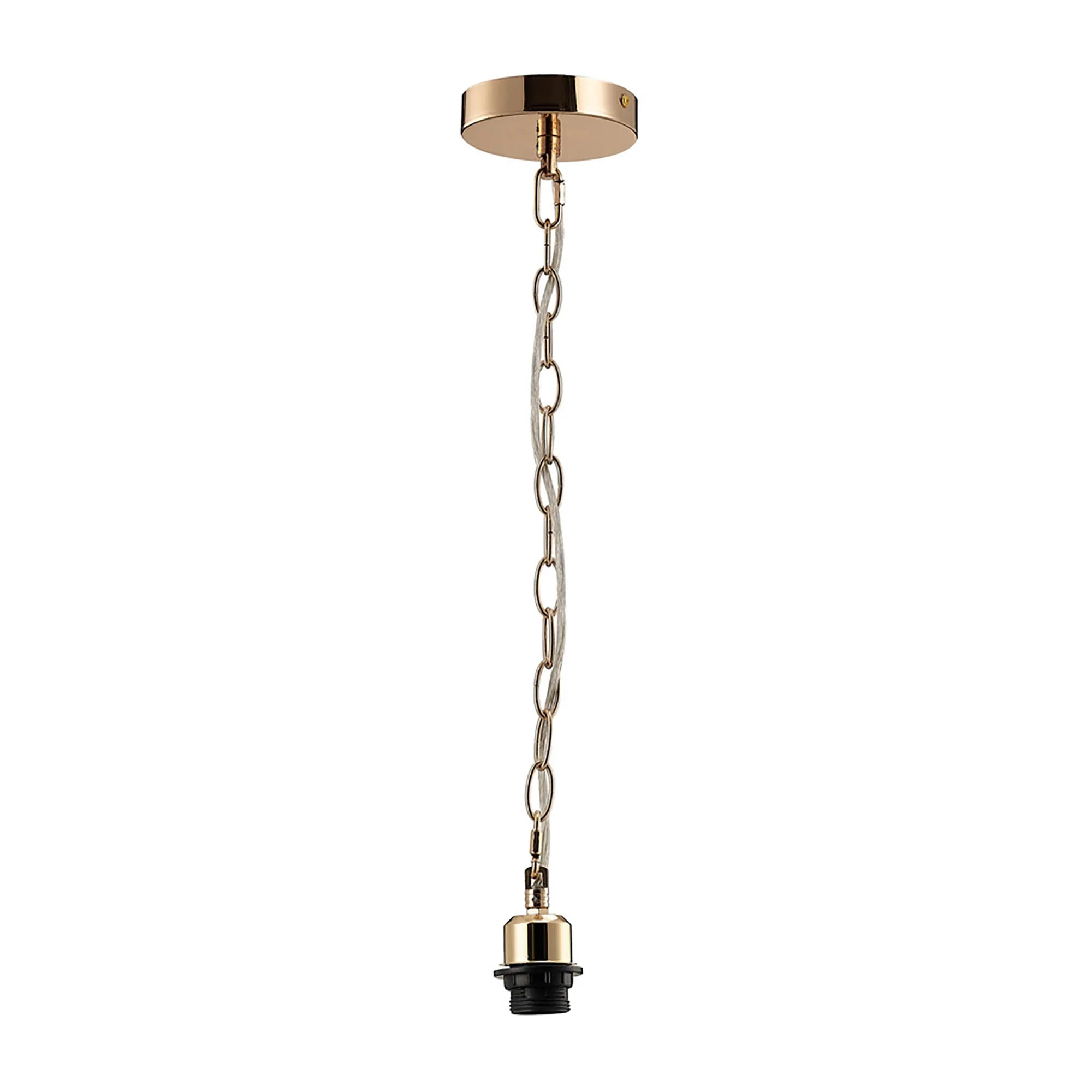 Kudo 12cm Electrical 1 Light Pendant Suspension Kit  E27 (Maximum Load 5kg)- Various Finishes