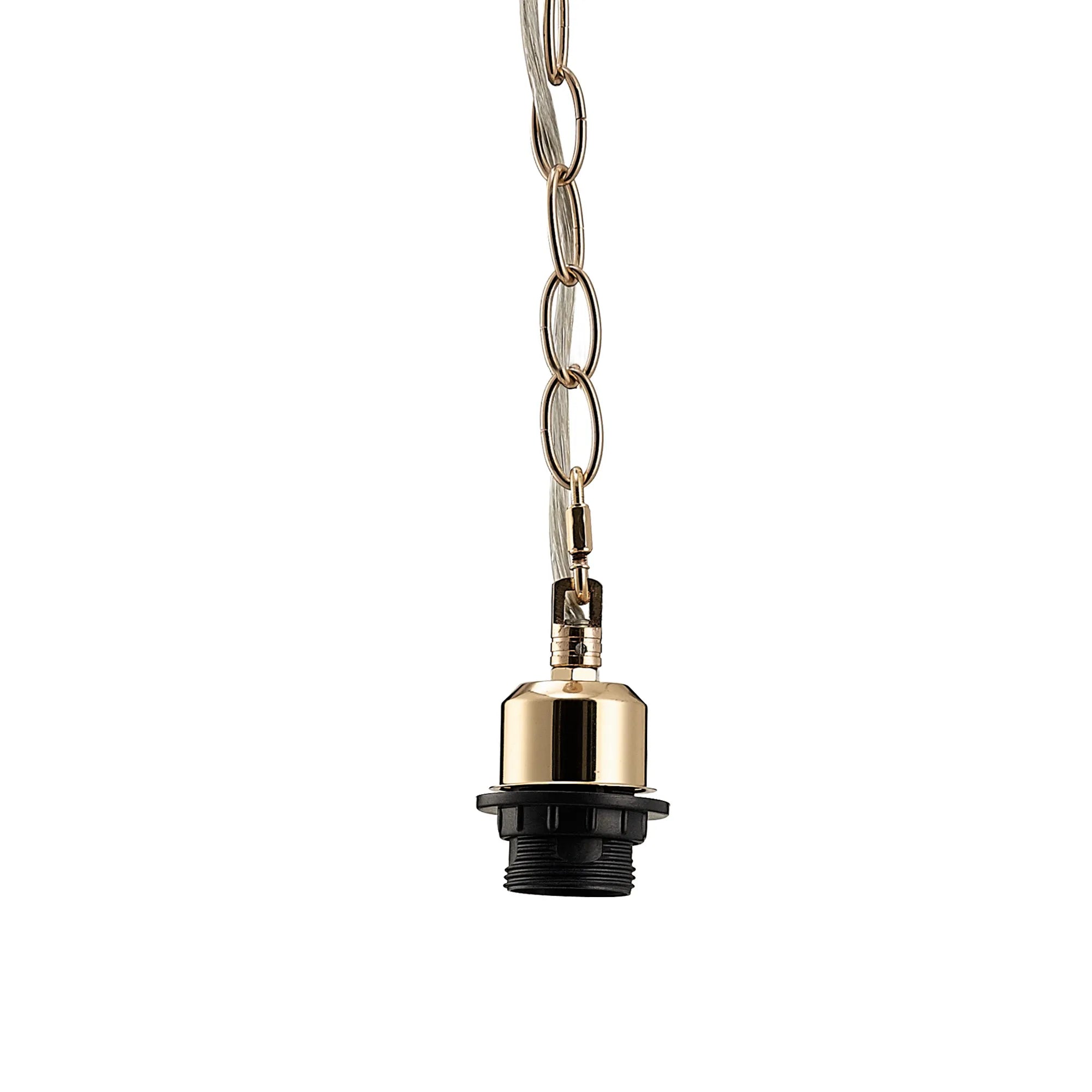Kudo 12cm Electrical 1 Light Pendant Suspension Kit  E27 (Maximum Load 5kg)- Various Finishes