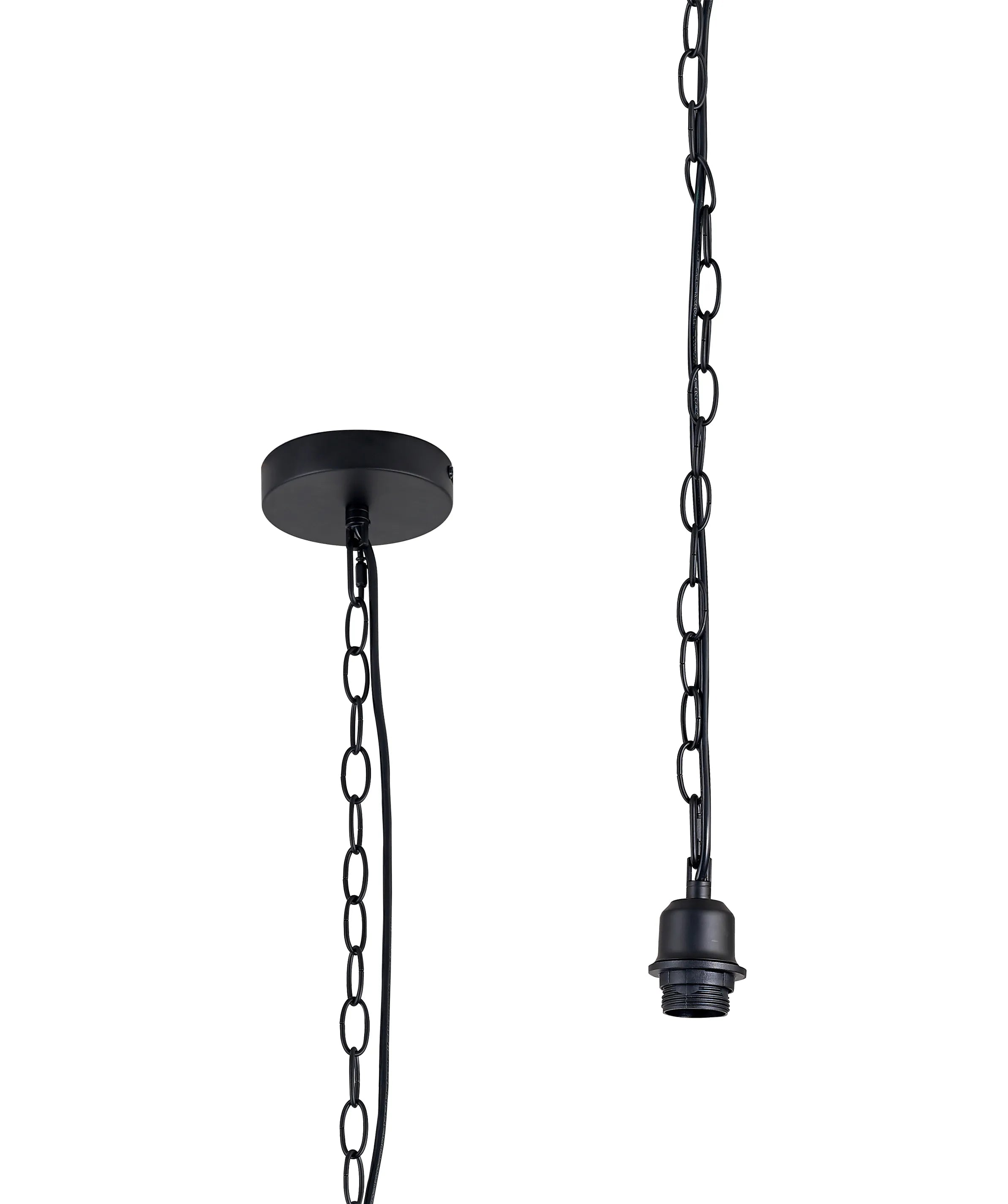 Kudo 12cm Electrical 1 Light Pendant Suspension Kit  E27 (Maximum Load 5kg)- Various Finishes