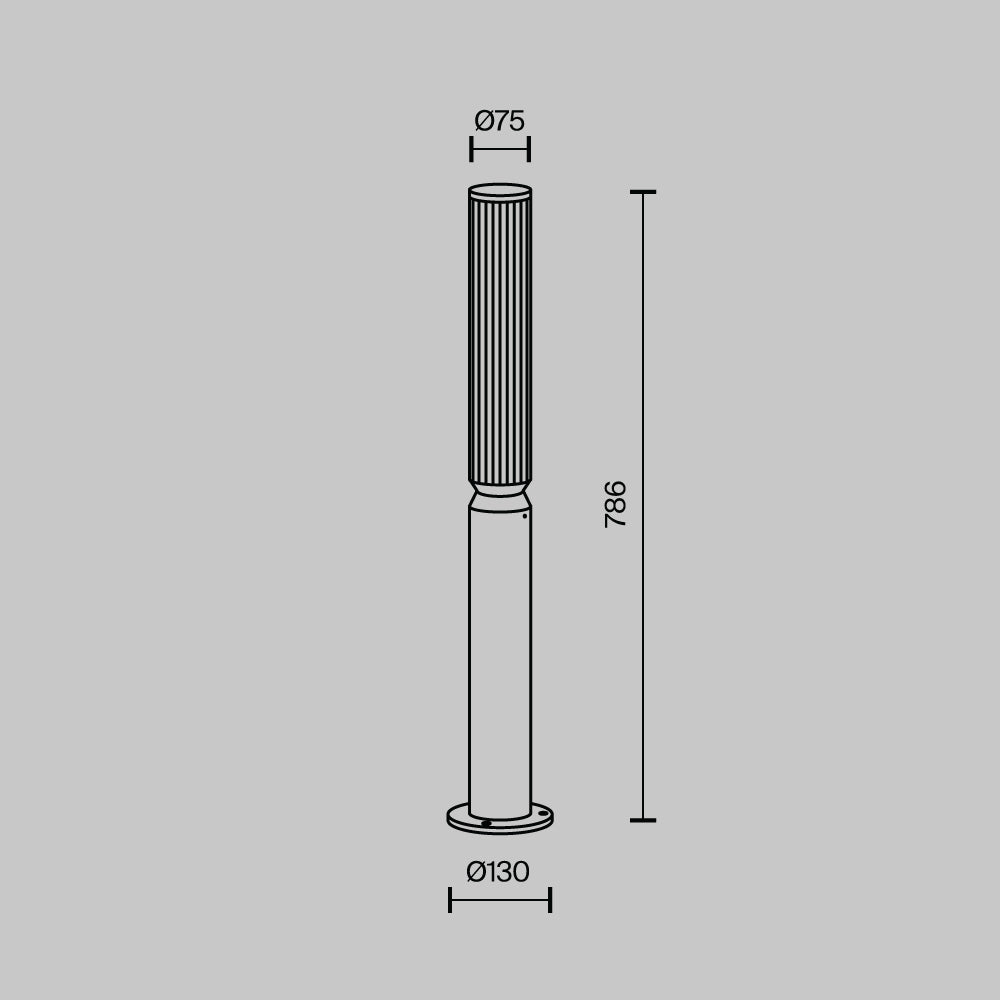 Lit Outdoor Bollard Lights