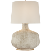 Beton Table Lamp - White/Bronze Ceramic