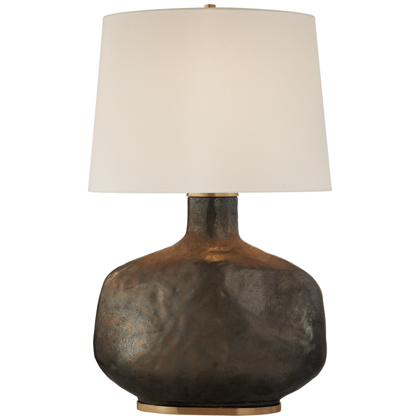 Beton Table Lamp - White/Bronze Ceramic