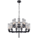 Liaison Double Tier Chandelier- Antique Brass/ Bronze