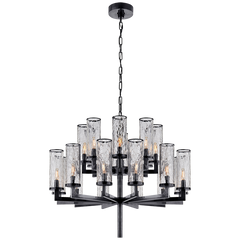 Liaison Double Tier Chandelier- Antique Brass/ Bronze