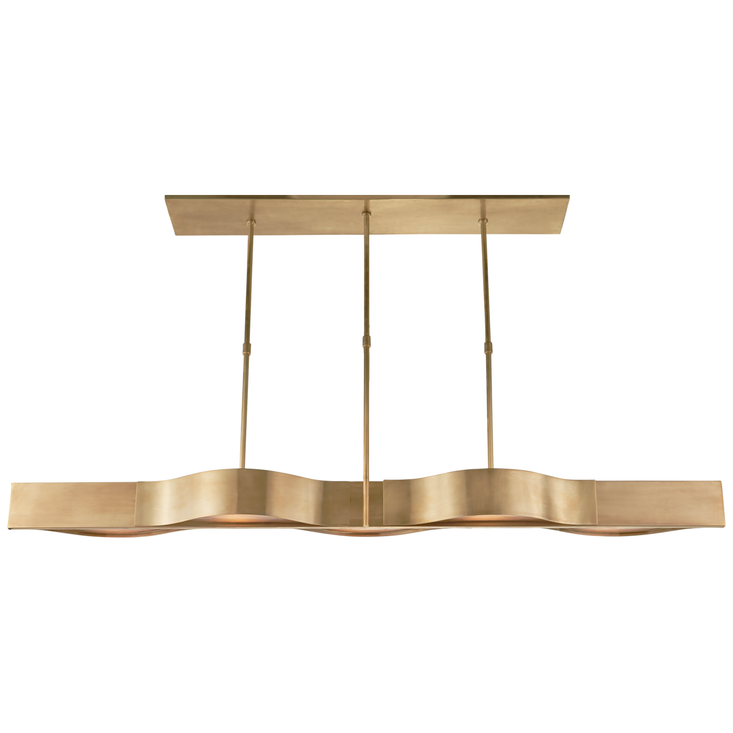 Avant Large Linear Pendant- Bronze/ Antique Brass Finishes