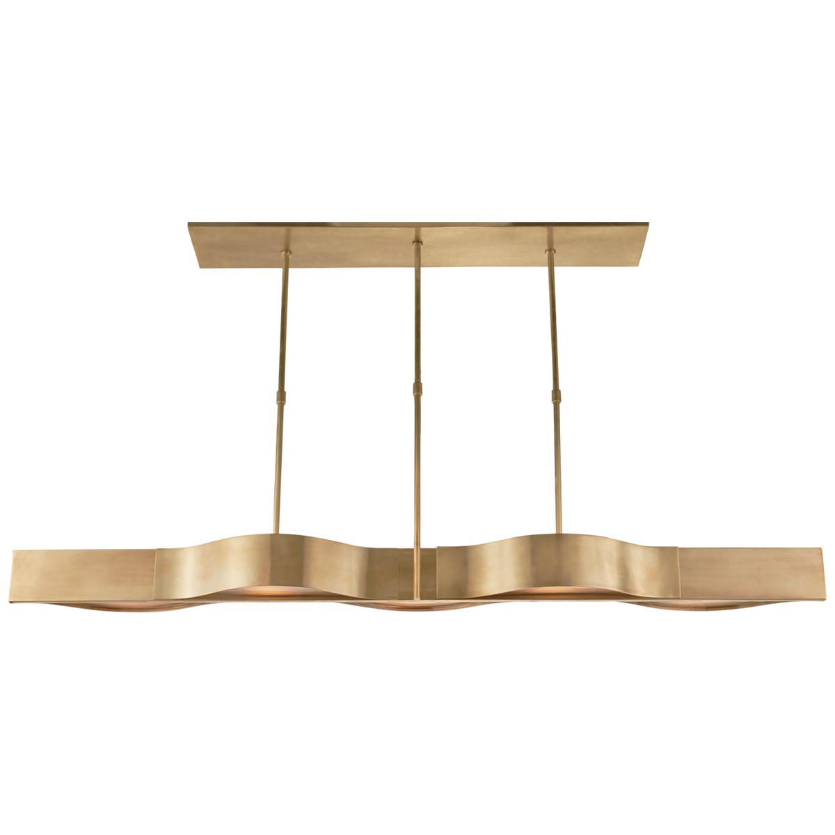Avant Large Linear Pendant- Bronze/ Antique Brass Finishes