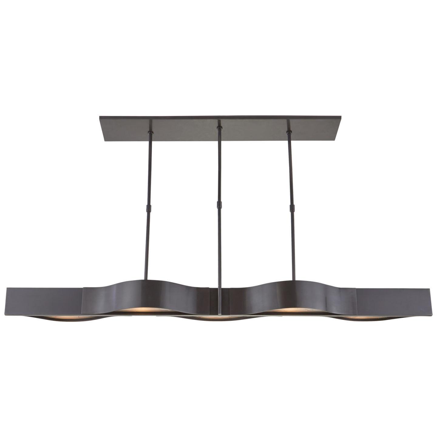 Avant Large Linear Pendant- Bronze/ Antique Brass Finishes