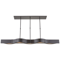 Avant Large Linear Pendant- Bronze/ Antique Brass Finishes