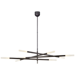 Rousseau Grande Eight Light Articulating Chandelier