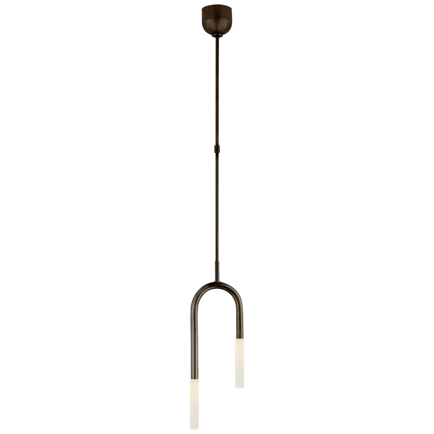 Rousseau Small Asymmetric Pendant- Antique Brass/ Bronze