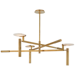 Melange Large Floating Disc Chandelier- Various Finishes