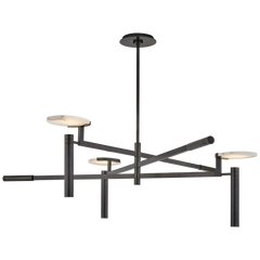 Melange Large Floating Disc Chandelier- Various Finishes