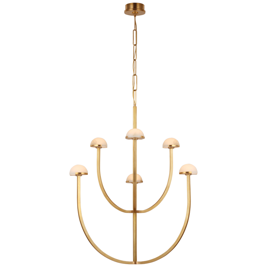 Pedra Large Two-Tier Chandelier- Various Finishes & Sizes