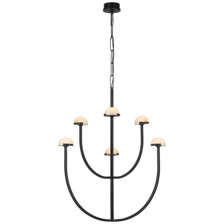 Pedra Large Two-Tier Chandelier- Various Finishes & Sizes