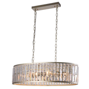 Kyiv 6Lt Double Height Ceiling Light - Champagne Finish