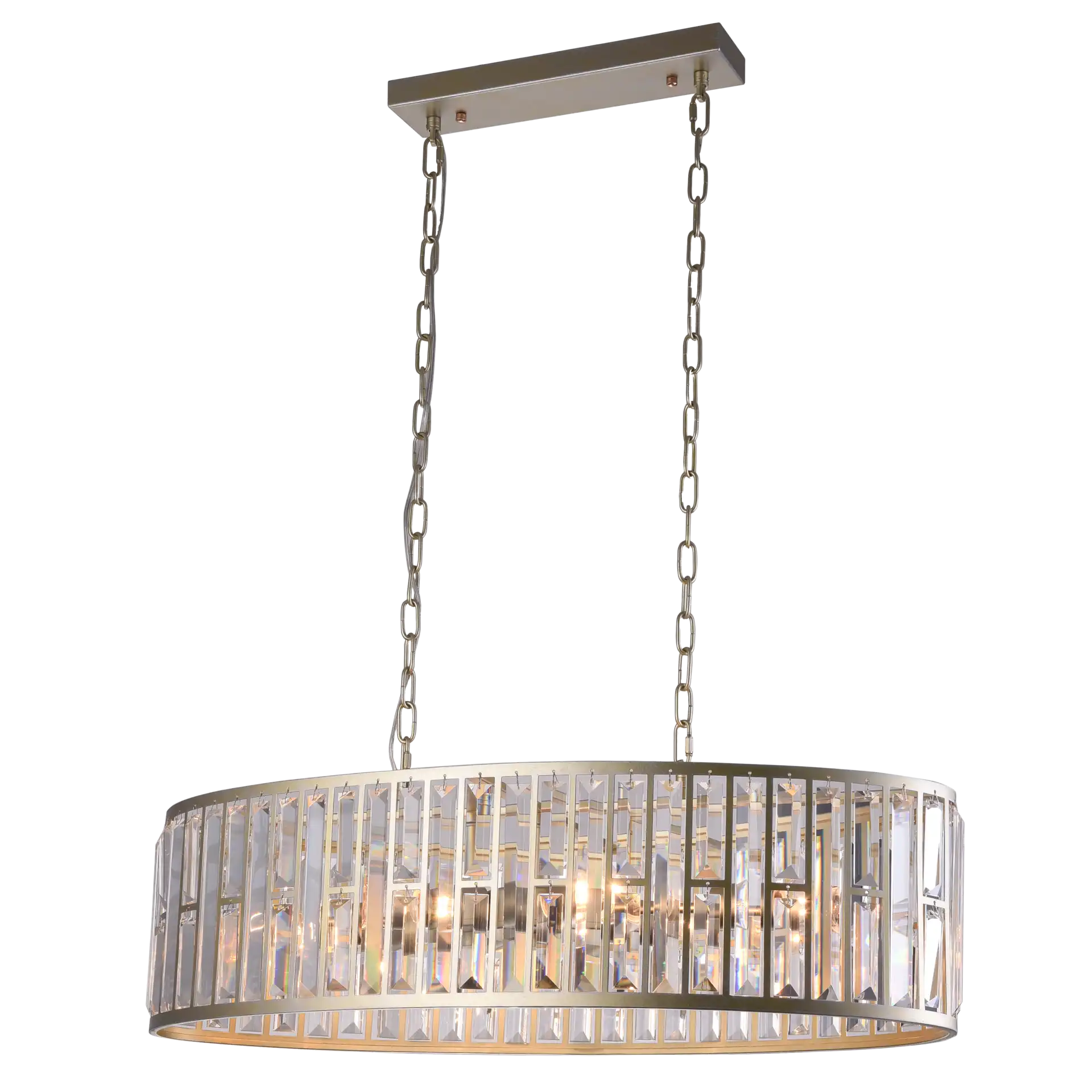 Kyiv 6Lt Double Height Ceiling Light - Champagne Finish