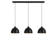 Kylie 3Lt Hanging Lamp - Matt Black & Gold Finish - Cusack Lighting