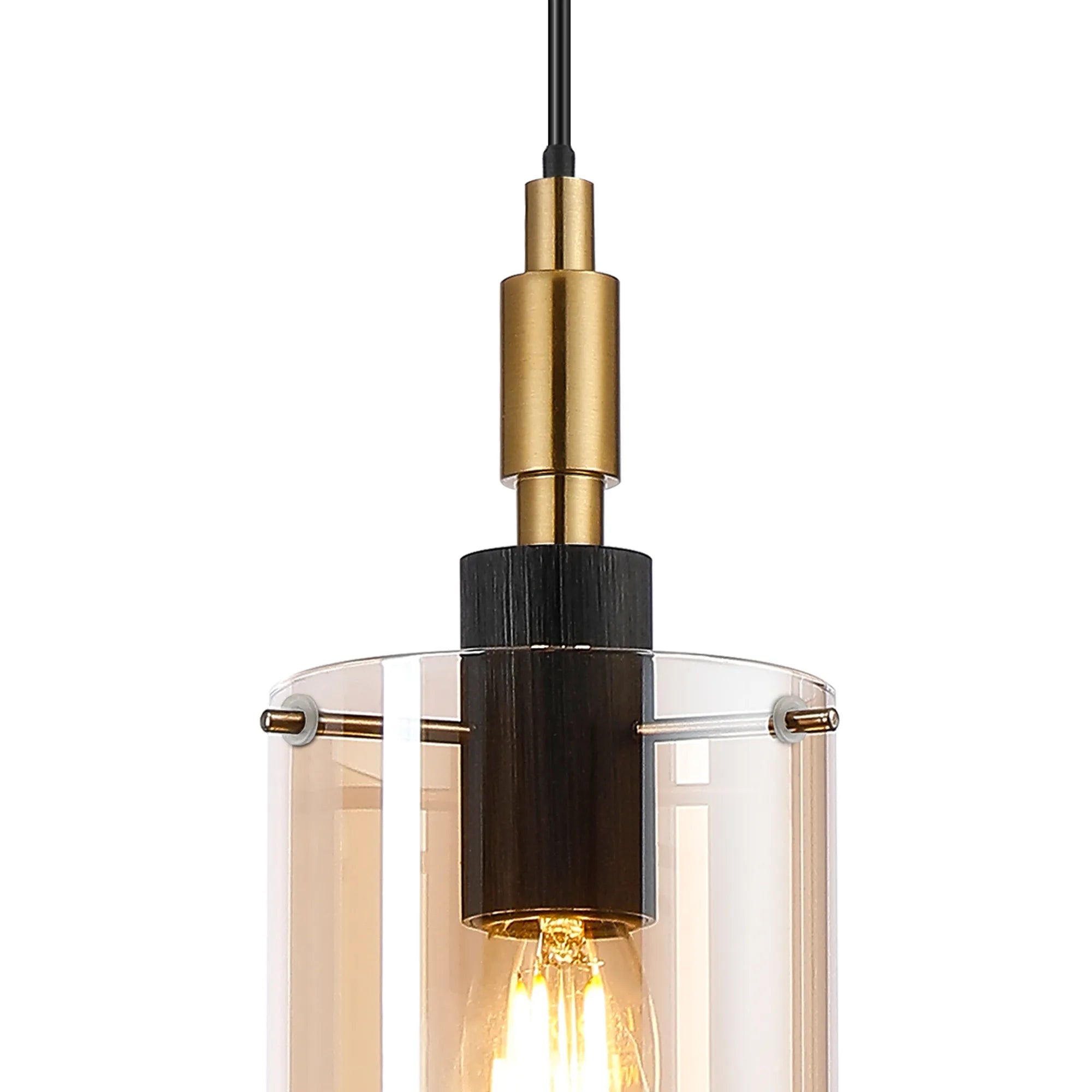 Karlo IP44 Single4 Pendant Light- Various Glass Finishes