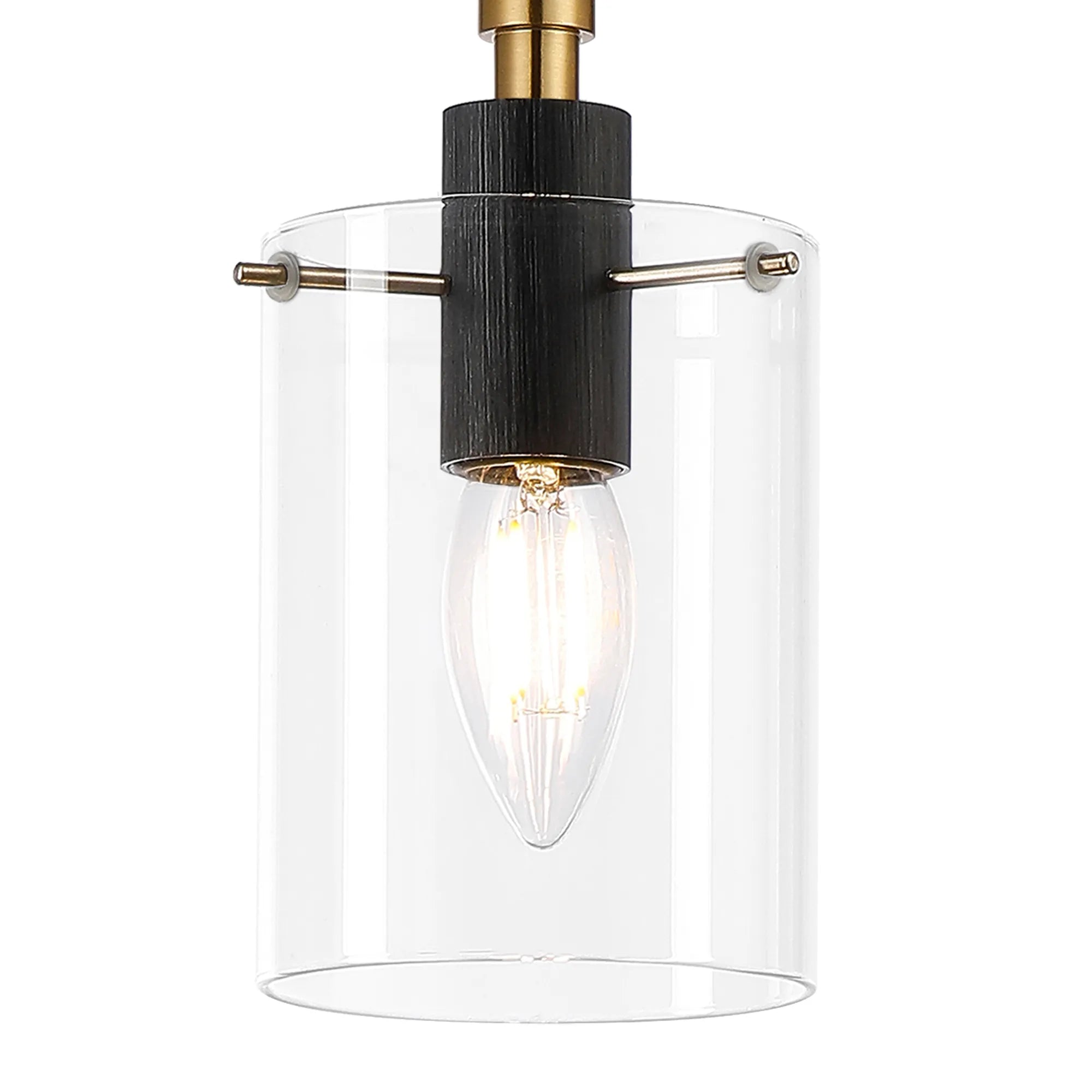 Karlo IP44 Single4 Pendant Light- Various Glass Finishes