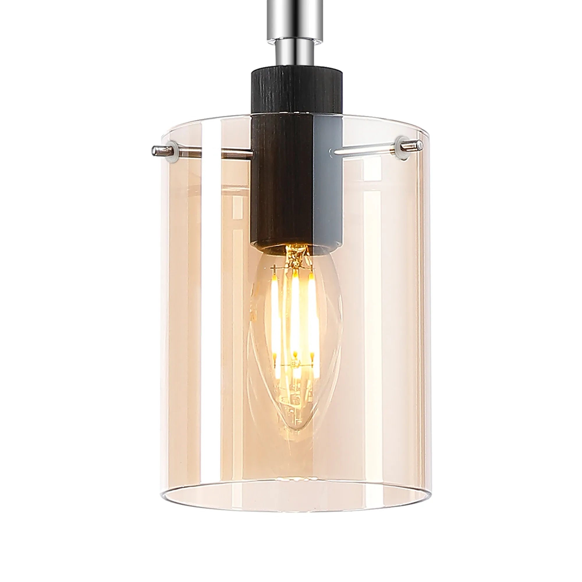 Karlo IP44 Single4 Pendant Light- Various Glass Finishes