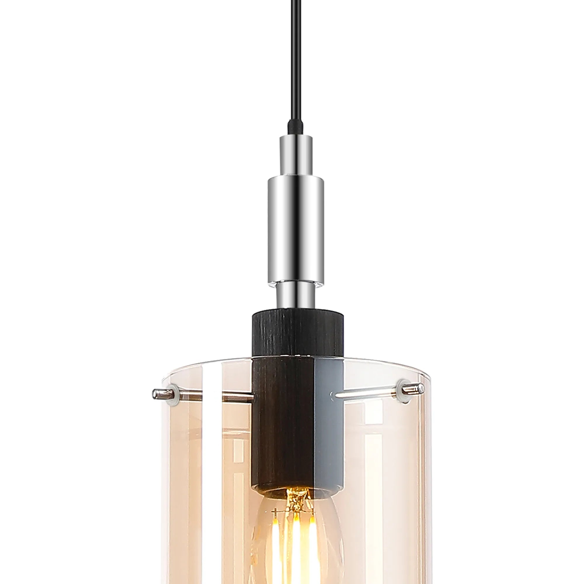 Karlo IP44 Single4 Pendant Light- Various Glass Finishes
