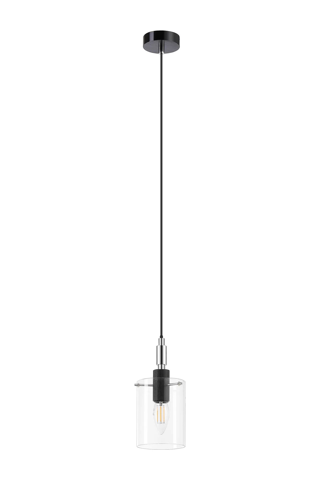 Karlo IP44 Single4 Pendant Light- Various Glass Finishes