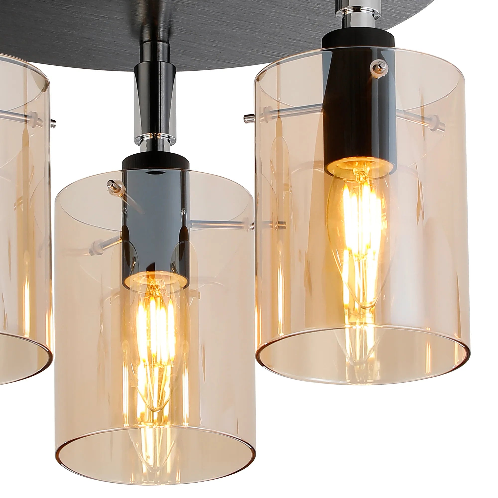 Karlo Semi Flush Bathroom Ceiling Light- Various Finishes