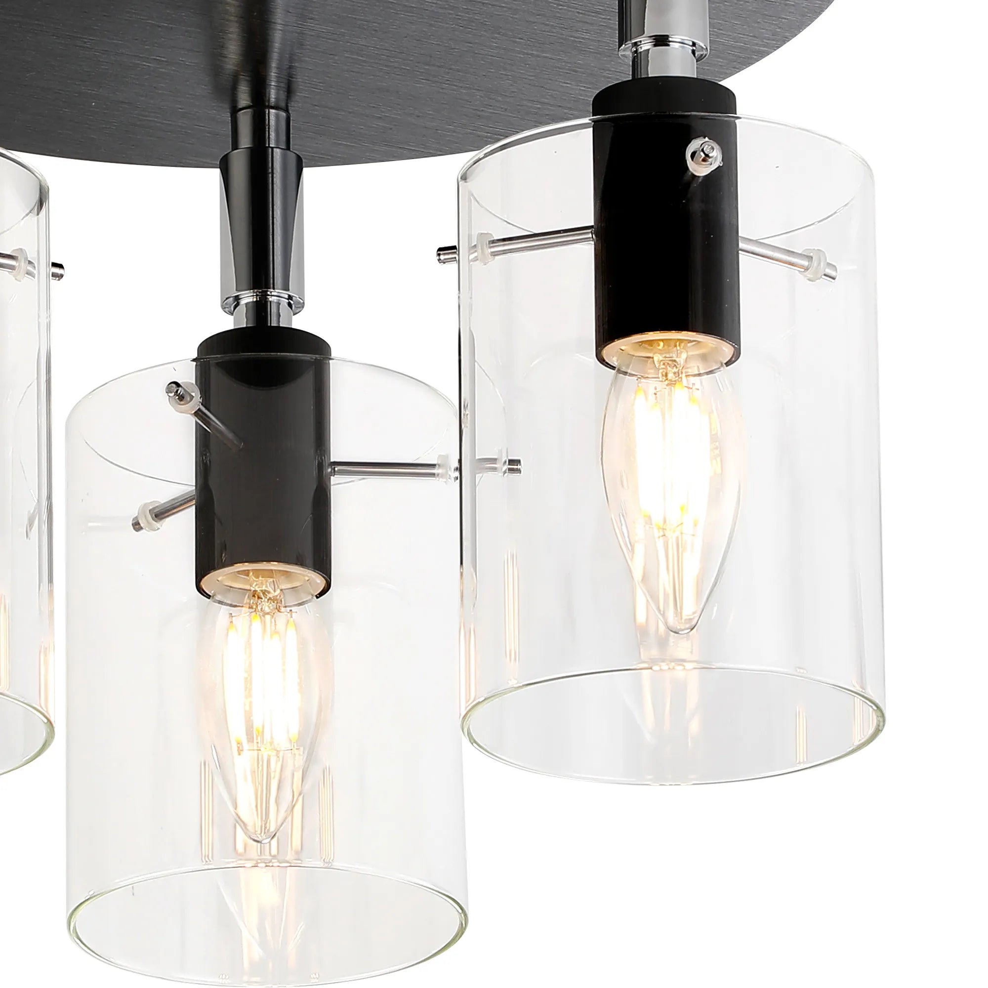 Karlo Semi Flush Bathroom Ceiling Light- Various Finishes