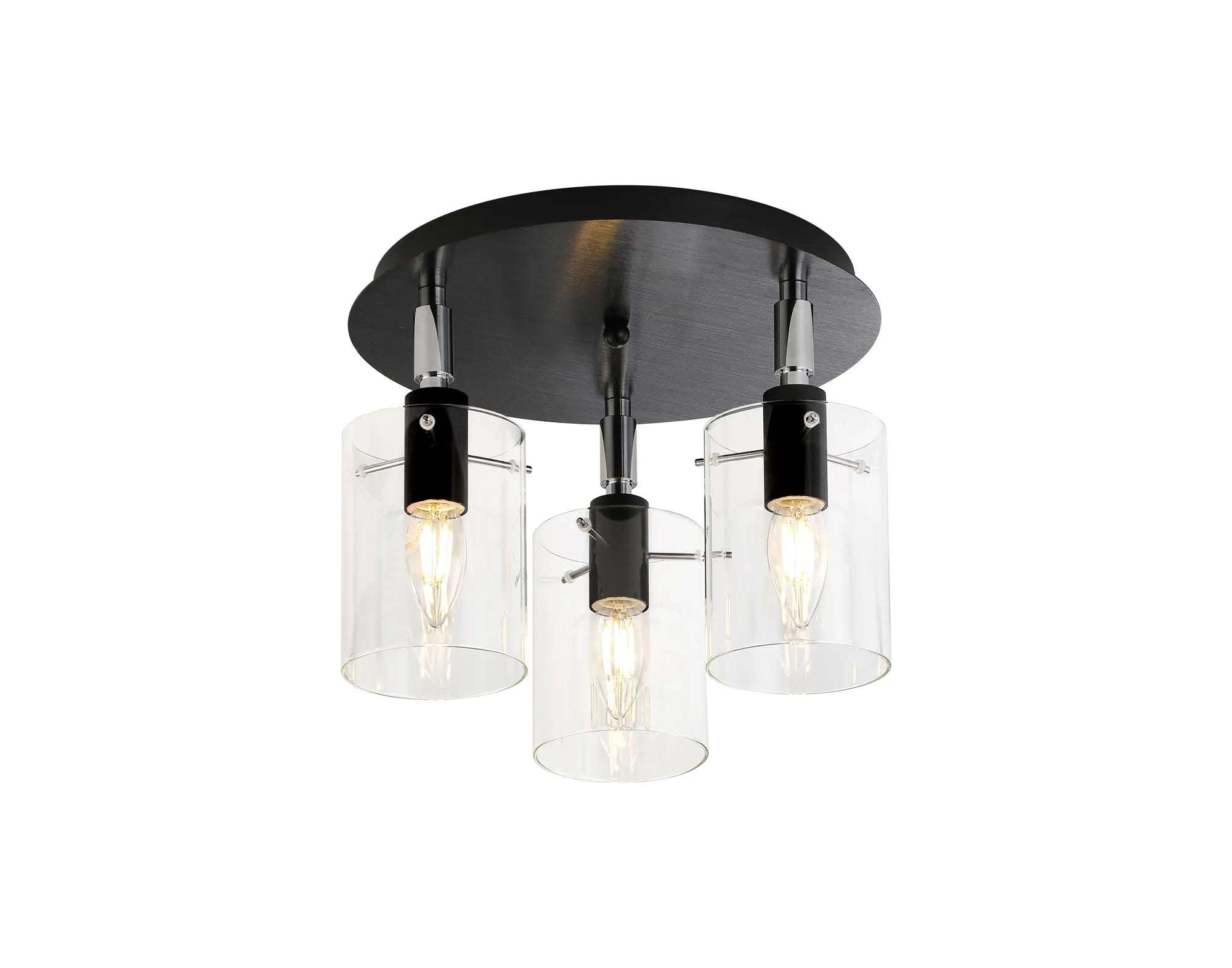 Karlo Semi Flush Bathroom Ceiling Light- Various Finishes