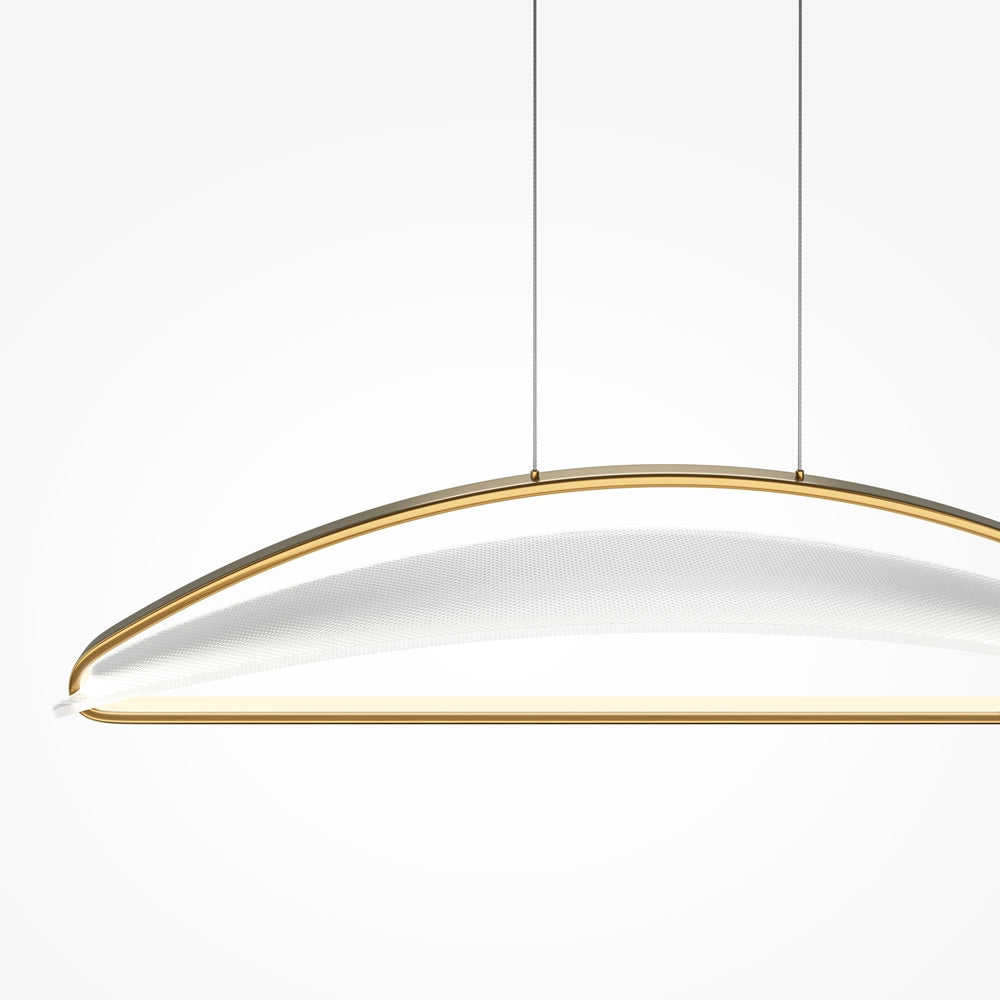 Breeze LED Linear Pendant - Brass