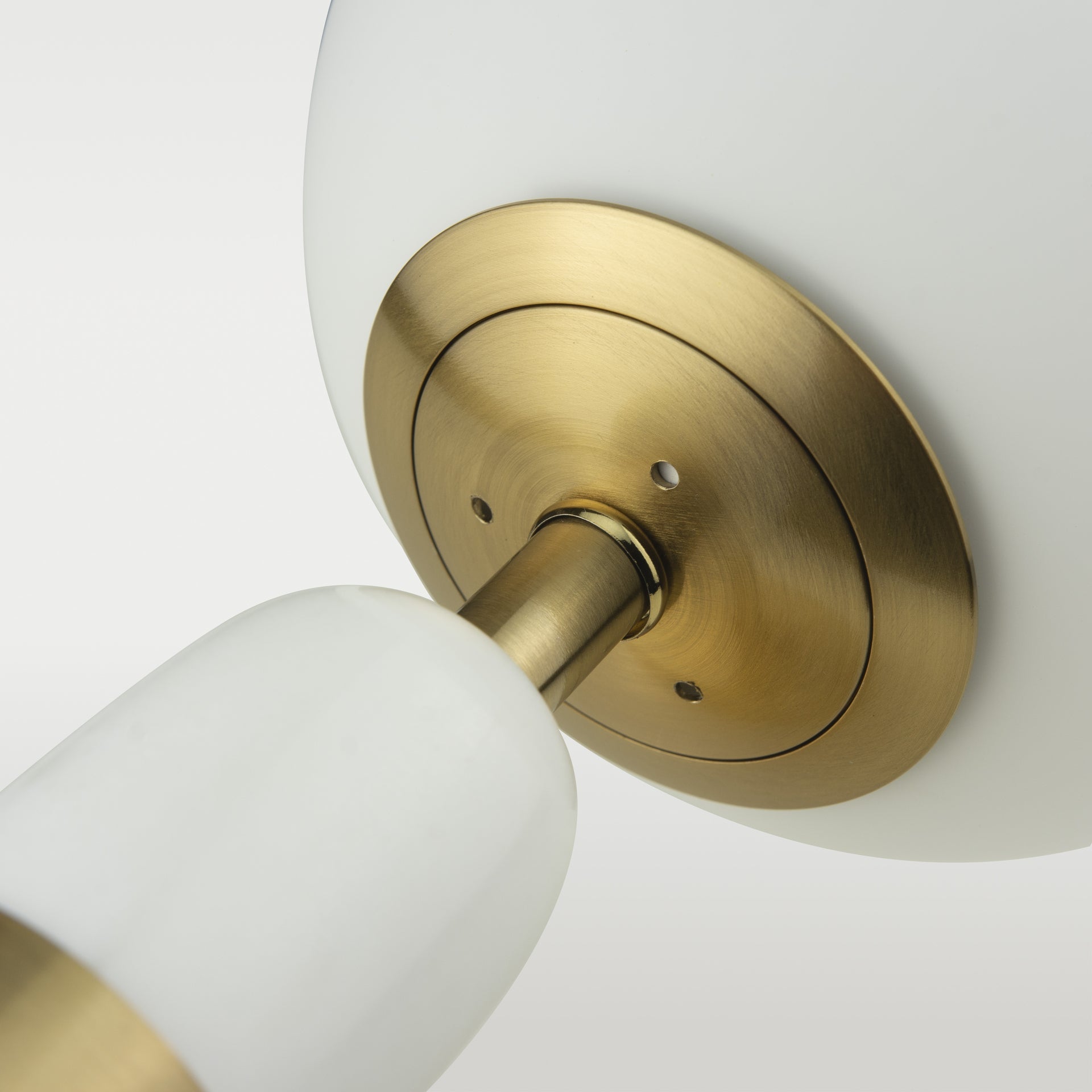 La Spezia Brass/Black-Finish Single Wall light 