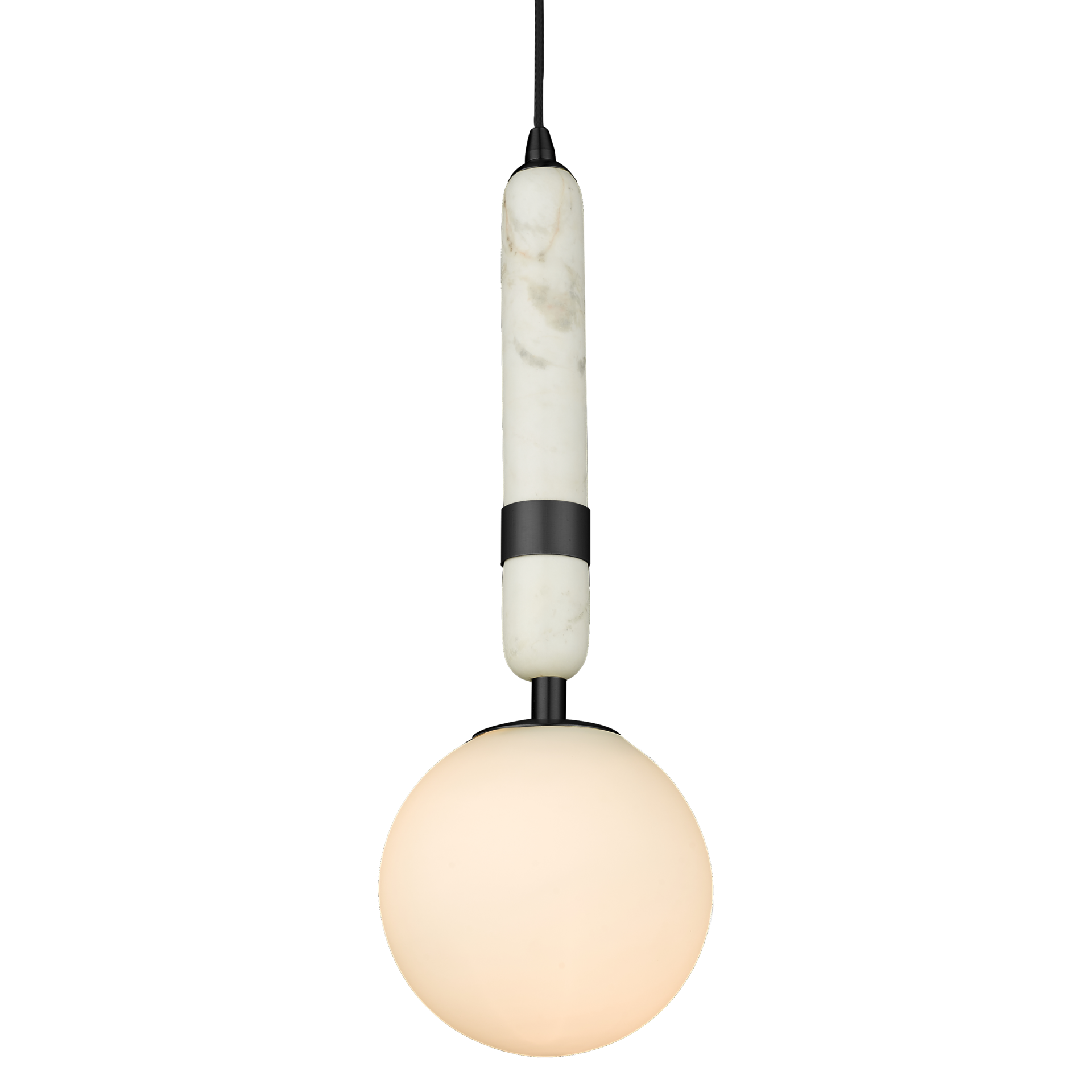 La Spezia Pendant Black/Brass-Finish