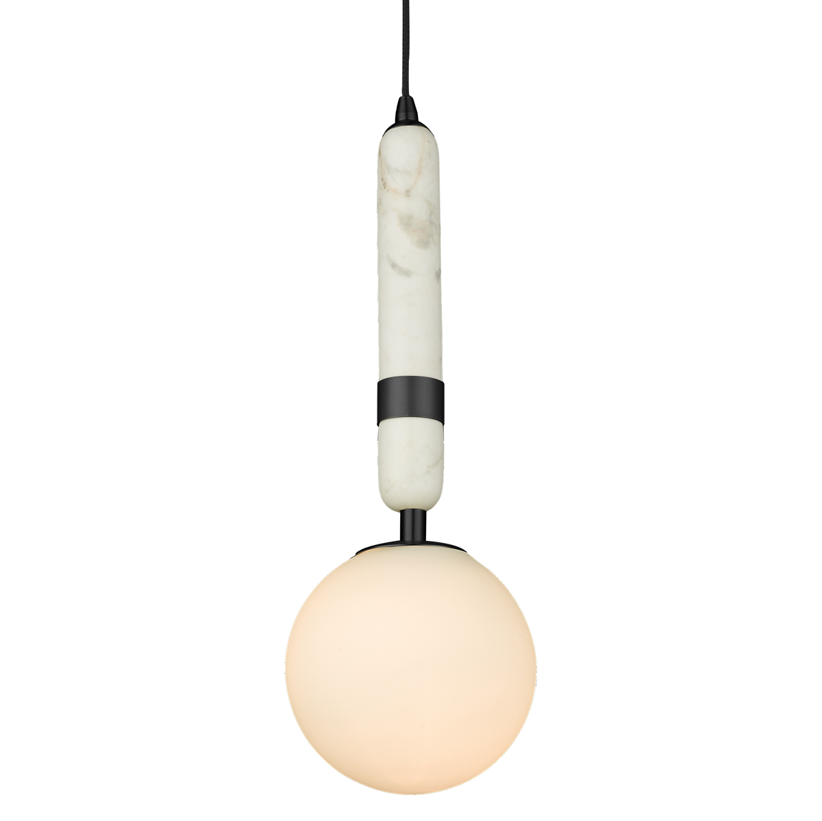 La Spezia Pendant Black/Brass-Finish