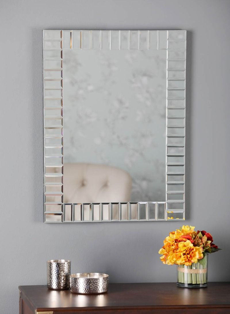 Capri Rectangle Bevelled Mirror - Small and Medium