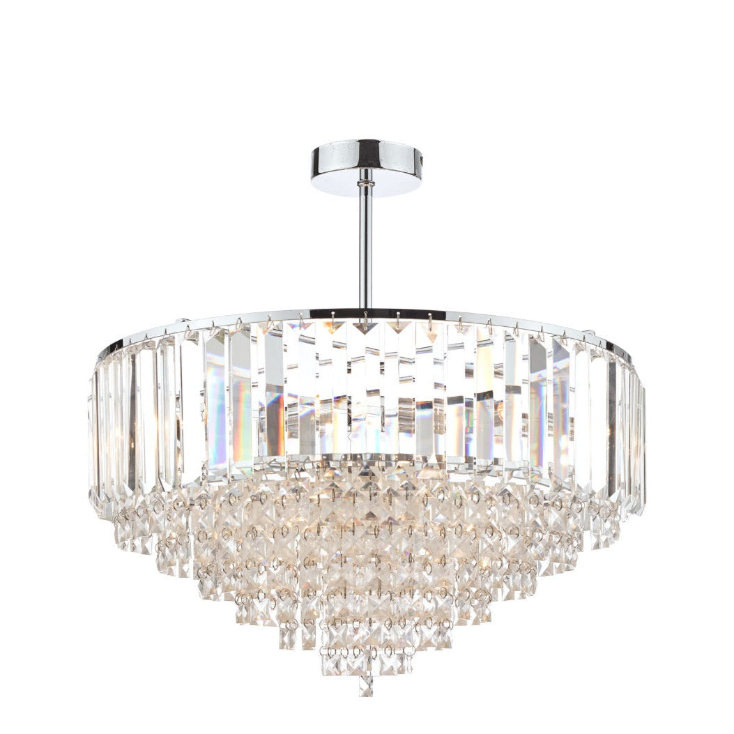 Vienna 3/5Lt Semi Flush In Various Finishes G9